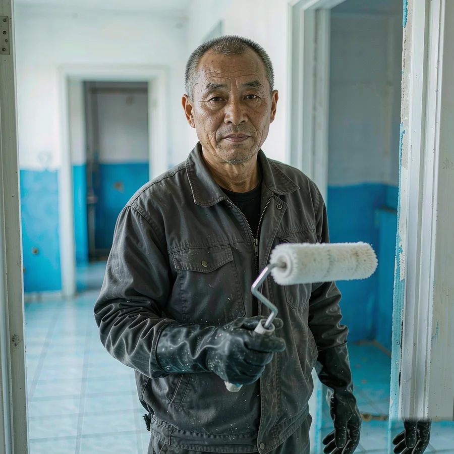 云城装饰防水工长李师傅